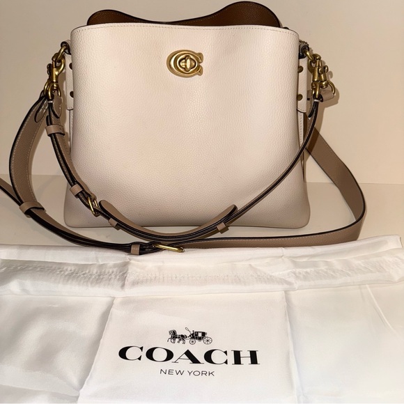 Coach Pebble Leather Willow Shoulder Bag - Picture 1 of 7